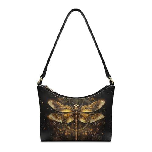 Image of Handbag for Women Leather Underam Shoulder Bag with Zipper Fashion Work Purse Waterproof Travel Wallet