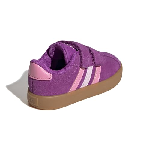 Image of adidas Boys Vl Court 3.0 Sneakers Shoes Casual - Pink, White