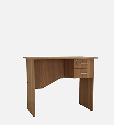 Image of COUCH CULTURE Nappel Study Table | Multi-Purpose Study Table | Computer Table for Students | Office Table with 2 Drawers | Desk for Work from Home | 1 Year Warranty - Leon Teak