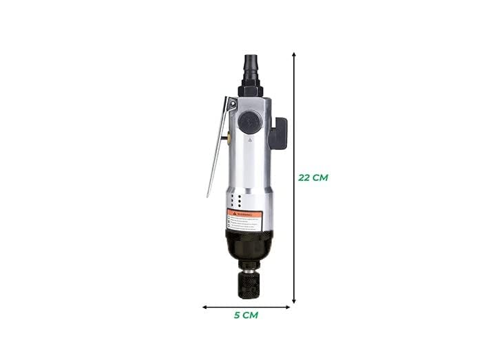 R3 Air Screwdriver 1/4" Pneumatic Air Screwdriver Straight Hand Industrial Reversible Screw Driver 1