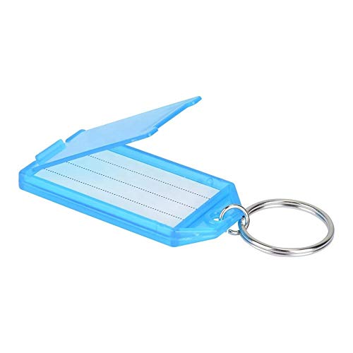Coast Key Chain Key Tags| 10 Pack Assorted Colors | Plastic Key Ring Tags/Labels For A Backpack, Fob, Mailbox, Id, Usb Drive, Car Keys & More | Key Label For Identification, Storage & Organization #TOP4