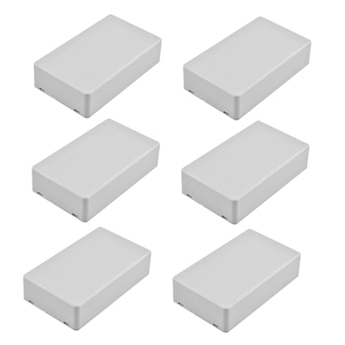 6 Piezas Caja de Conexiones Electricas, 98 x 58 x 24 mm Cajas de Proyecto de Instrumento Electrónico, Caja de Proyecto Electrónico, Cajas de Derivación Eléctrica, para Fuente de Alimentación Externa