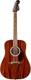 Fender California Deluxe Redondo Mahogany, Walnut Fingerboard, Natural