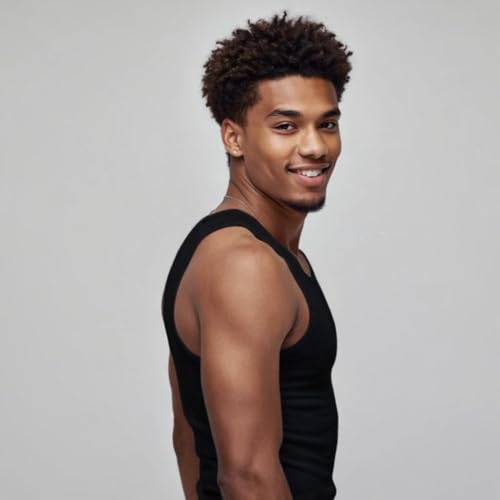 Mody Men's Undershirt Ribbed Tank Top, Crew Neck Cotton Mens Tank Tops, White Cotton Undershirt, Tagless Muscle Shirt 6 Pack3