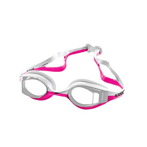 Óculos de Natação, Speedo, Focus, Vedação M - Rosa Cristal