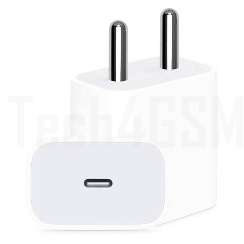 Image of Original 20W Efficient USB-L Adapter Compatible with Apple Models 14 Plus /14 Pro, 15 Series (Only Adapter)