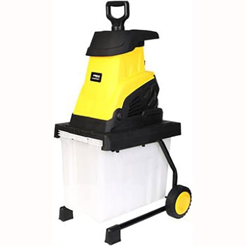 QYOEGSQ Electric Garden Shredder,2500W Electric Wood Leaf Branch Shredder with 50L Collection Box,Rapid Wood Chipper Garden Cleaning Tool,for Garden,Farm