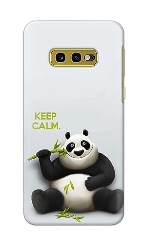 Image of PRINTFIDAA� Printed Hard Back Cover Case for Samsung Galaxy S10e Back Cover (Cartoon Panda) -2808