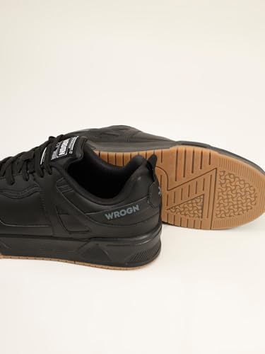 Image of WROGN Men's Black Casual Sneakers