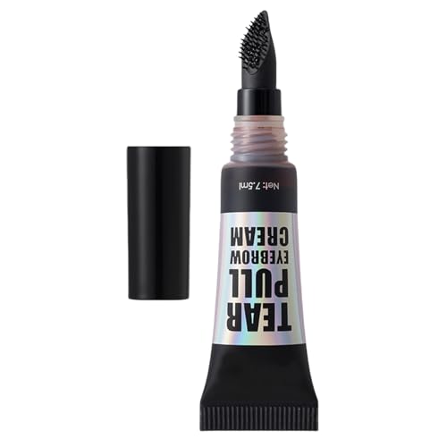 Tinted Eyebrow Peel Gel | Fast-Drying Brow Stain for Full Definition, Durable Buildable Eyebrow Makeup, Lock Brow Hairs In Place, Sweatproof, Flake- Pigment Gel, Semi-Permanent Brow Enhancement