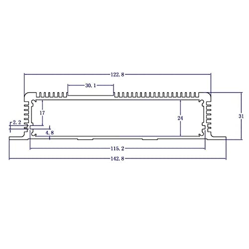 Caixa de junção de liga de alumínio, blindagem de sinal Pequena caixa de projeto eletrônico à prova