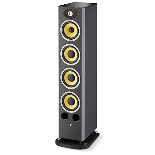 Focal Aria K2 936 Ash Grey (Limited Edition) 3-Way Floorstanding Audiophile Tower Speaker - Pair, with RX-V4ABL 5.2-Channel AV Receiver with 8K HDMI and MusicCast