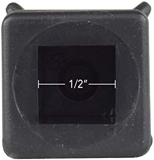 Miniatura 3 de Lanza de plástico cuádruple, se adapta a 12" cuadrado (10, negro)