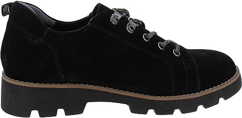 Vionic Women's Charm Ballari Oxford Lace Up Loafers- Supportive Casual Shoes with Concealed Orthotic Arch Support That Include Three-Zone Comfort with Orthotic Insole Arch Support, Black 6.5 Medium | Image 1