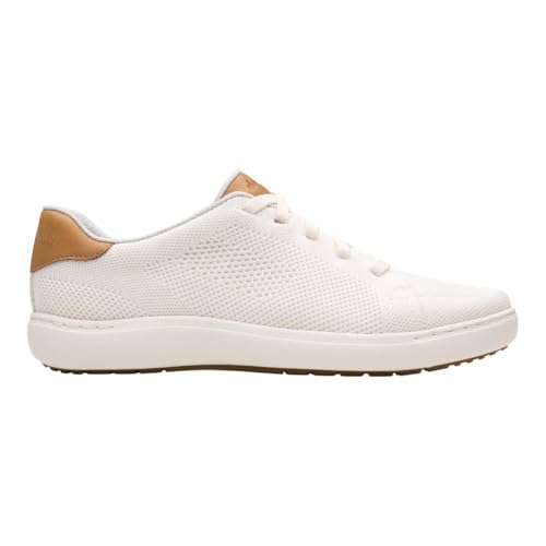 Clarks Women's Nalle Walk Sneakers, White Knit, 12