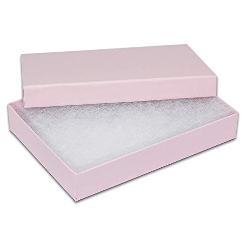 TheDisplayGuys 25 Cardboard Gift Jewelry Boxes w/Paddings #53-5.4x3.9x1