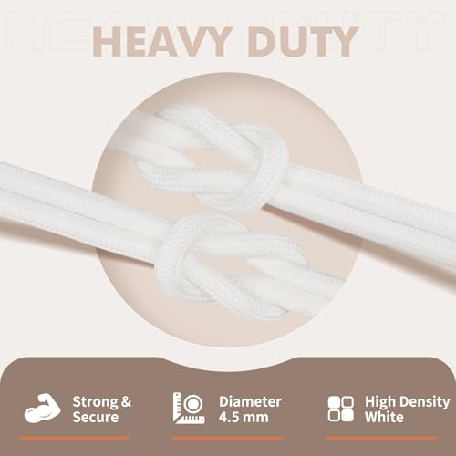 Image of Stepace 2 Pairs Round Heavy Duty Boot Laces for Hiking and Work Boots