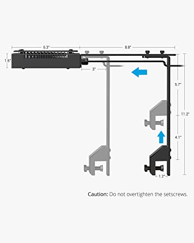 NICREW HyperReef 150W Gen 1 Aquarium LED Reef Light, Dimmable Full Spectrum Marine LED for Saltwater Coral Fish Tanks