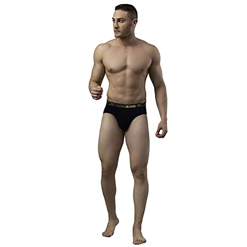 Image of Underjeans Men Cotton Blend Brief - Pack of 2