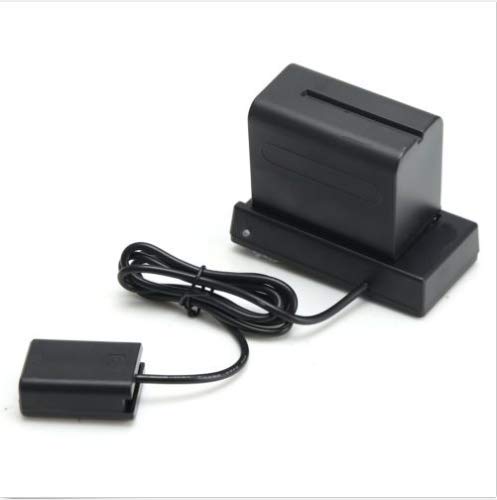 Adattatore Batteria Da NP-F970 A NP-FW50 Per Sony – Con Piastra In Alluminio, Cavo 100cm, Supporto A Slitta E Vite 1/4''