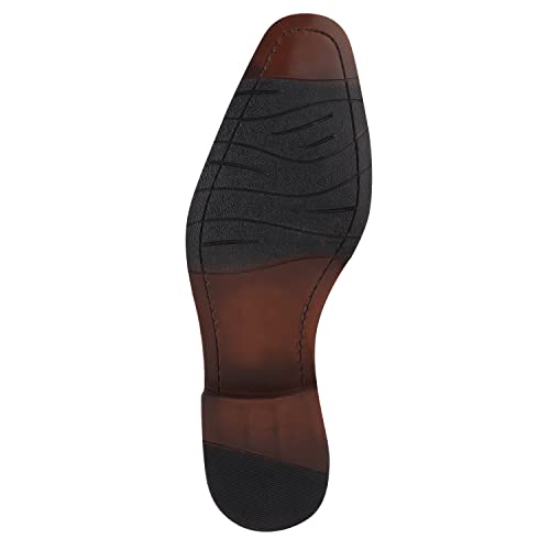 Image of LIBERTYZENO Mens Brogue & Plain Genuine Leather Animal Print Lace Up Oxford Dress Shoes for Easter Gift