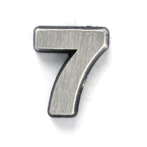 Image of Number 7 Seven Lapel Pin by StockPins