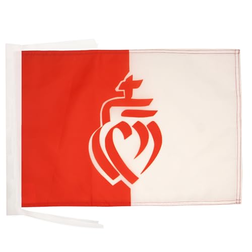 AZ FLAG - Drapeau Département de la Vendée - 45x30 cm - Pavillon Cœur Vendéen 100% Polyester...
