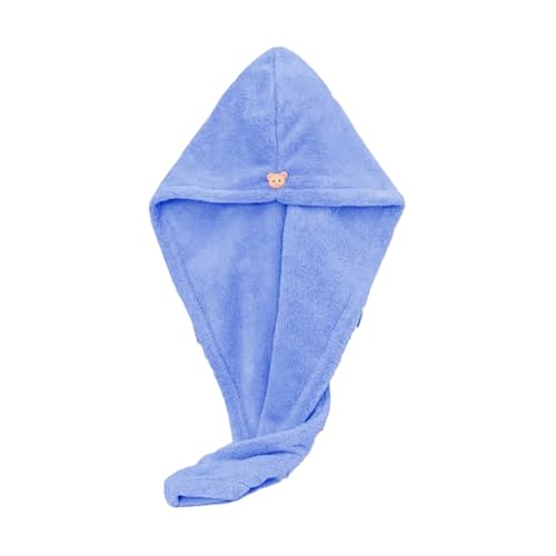 Serviette séchage rapide microfibre cheveux longs anti-frisottis, bonnet de douche absorbant