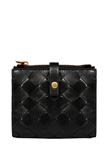 Preisvergleich Produktbild Bottega Veneta Luxury Fashion Damen 600270VCPP38648 Schwarz Brieftaschen