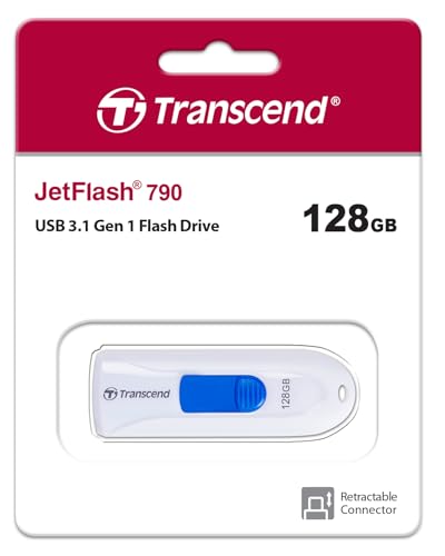 JetFlash 790 USB 3.1 Gen 1 da 128 GB, chiavetta USB - TS128GJF790W - Chiavetta USB - Immagine 1