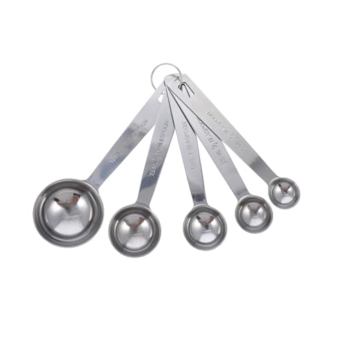 TIDTALEO 5 piezas Cucharas Medidoras Acero Inoxidable con Graduada Utensilios de Cocina Multipropósito para Medir para Hornear y Cocinar con Precisión