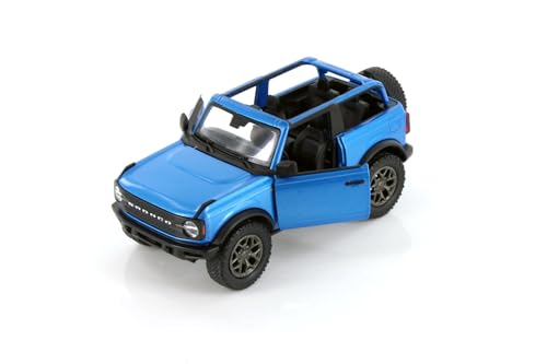 2022 Bronco Open Top Modelo Escala 1:34 Azul