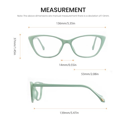 Image of Cyxus Photochromic Glasses for Women with Blue Light Blocking 8192 | UV Protection,Eye Protection,Stylish Cat Eye Style,Ideal for Computer Screen Daily Wear