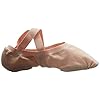 Bloch-Synchrony-Split-Sole-Ballet Bloch Dance Women's Synchrony Split Sole Stretch Canvas Ballet Slipper/Shoe, Pink, 6.5