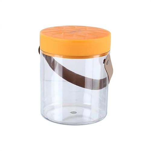 Yinj9562fg Botellas de Cerveza Cubo de Hielo portátil, Cesta de Almacenamiento for Exteriores, Accesorios Transparentes for Cocina y Bar, Cubo for Vino, champán, Cerveza y cóctel Accesorios(Yellow)