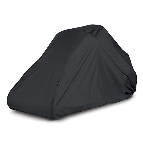 AmazonBasics Black Zero Turn Mower Cover - Small, Black