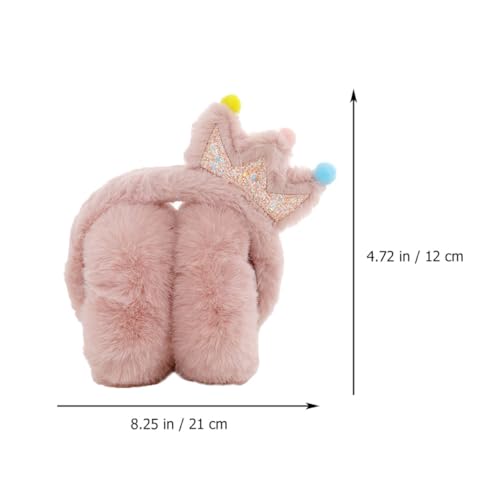 1Pc Cartoon Crown Earmuffs for Thickened Winter Ear Covers Warm Keeping Ear Muff for Outdoor Activities Cute Design for Boys for Ice Skating Skiing3