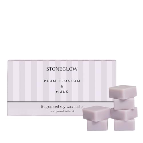 Stoneglow Modern Classics Collection - Plum Blossom & Musk 192 grams Scented Wax Melts (Lilac)