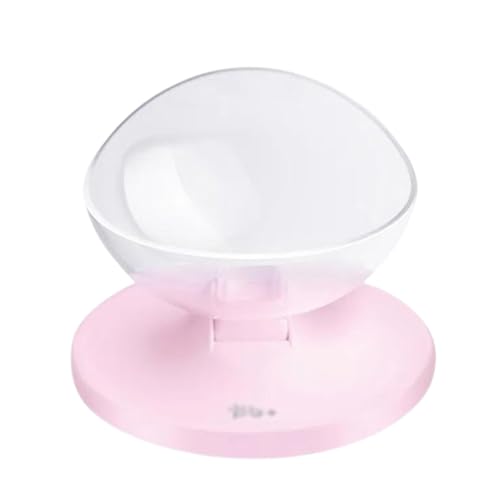 ペット用食器台 猫/犬用 フードボウル 0-20°調節可能 傾斜式 頸椎保護 小型犬対応 水飲みボウル エサ皿 透明/ホワイト 無地 かわいい ペットグッズ 給食器 餌皿 エサ入れ 食器スタンド 首サポート