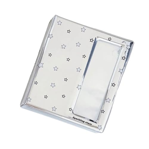 Álbum de fotos plateado para fanáticos de ídolos, con portahojas transparentes de PVC, 40 páginas, tamaño A5 miniatura 1