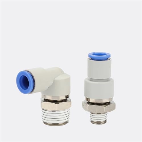 Connecteur de tube pneumatique rotatif KSL 4mm raccord coudé mâle M5 pour automatisme