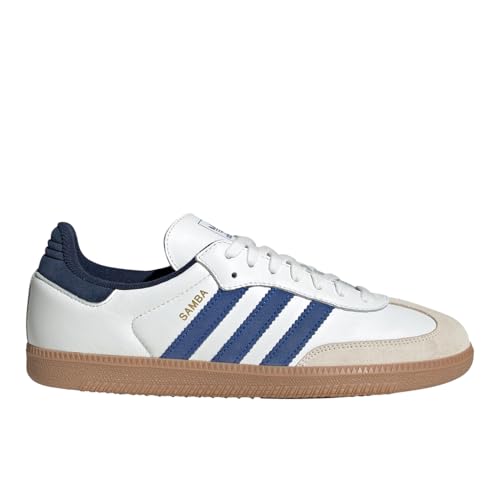 Image of adidas Men's Samba OG Core whiteTeam Royal Blue /Night Indigo 8.5 US