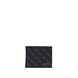 Guess Dan Logo Billfold W/C Pocket, Accesorio de Viaje-Billetera para Hombre, Negro, Talla única