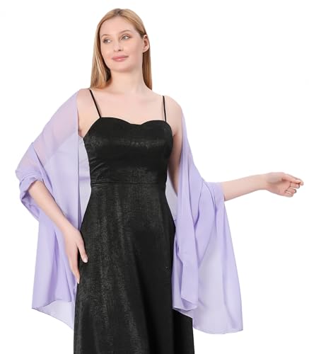 Châle en mousseline de soie pour mariage et grand gala
