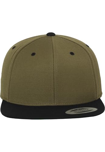 Flexfit Unisex Mesh Trucker Mütze, Olive/Black,S/M