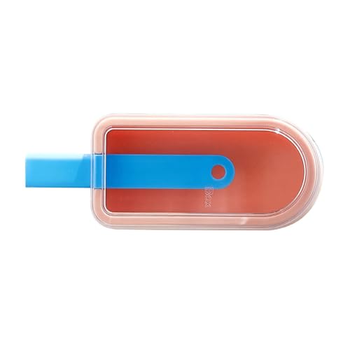 Sbshiouu Moldes de silicona para helado con palo, apilables, con tapa, para sorbetes, helados, chocolate, quesos