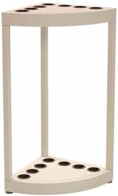 Floor Standing Pool Cue Holder Rack - Iron Vertical Storage for 7 Cues, Space-Saving Design, Durable Fishing Rod Shelf - Perfect for Billiards & Pool Room (Black)