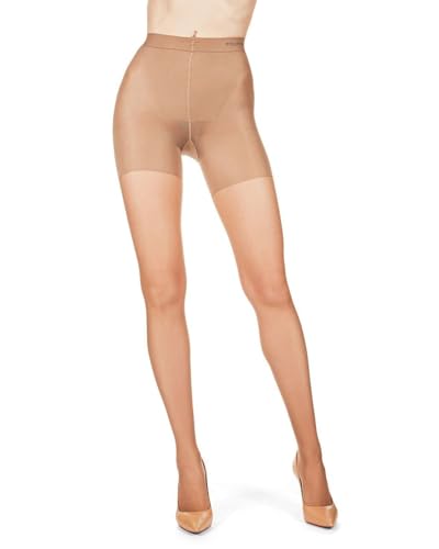 Image of MeMoi Bodysmoothers Sheer Tights, Control Top Tights for Women, Breathable and Comfortable Shapewear