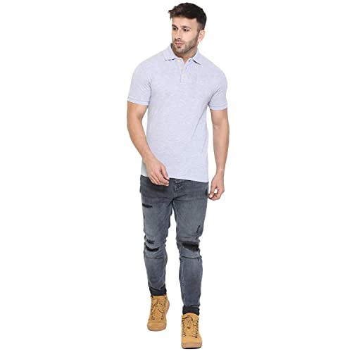 Image of CHKOKKO Men's Cotton Regular Fit Half Sleeves Polo T-Shirt