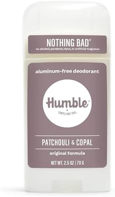 Humble Brands Patchouli Copal Frankincense Deodorant, 2.5 OZ